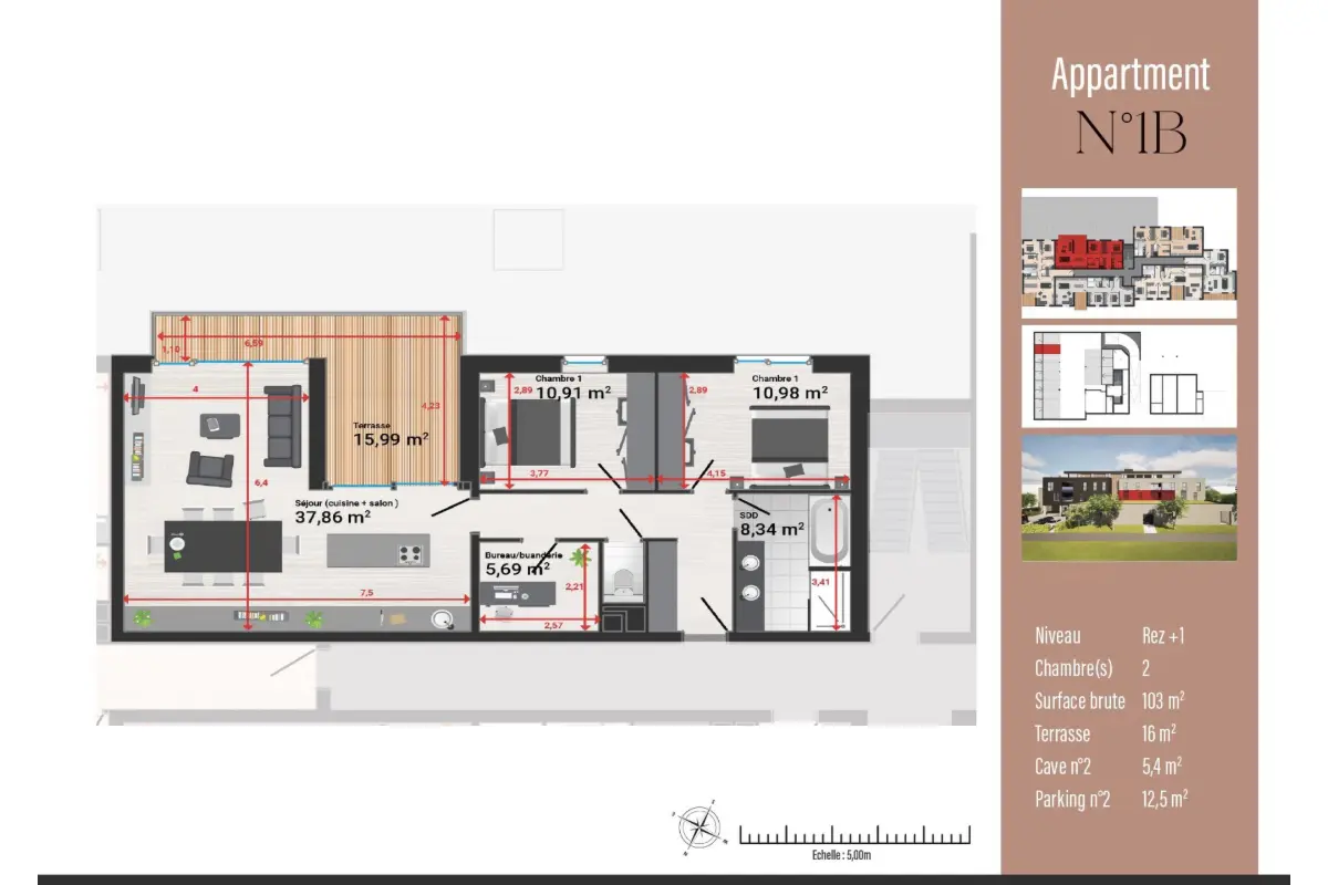 Appartement à vendre à Malmedy 4960 365000.00€ 2 chambres 103.00m² - annonce 724317