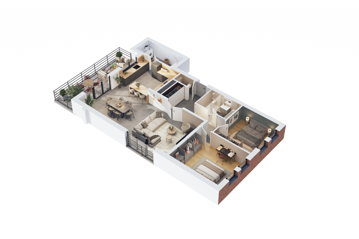 Appartement à  à Theux 4910 375000.00€ 2 chambres 107.00m² - annonce 708327