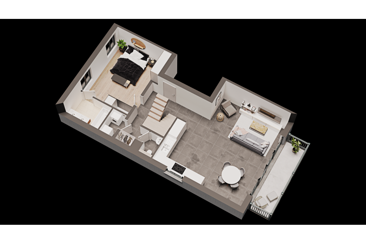 Duplex à  à Jodoigne 1370 425000.00€ 3 chambres 150.00m² - annonce 722772