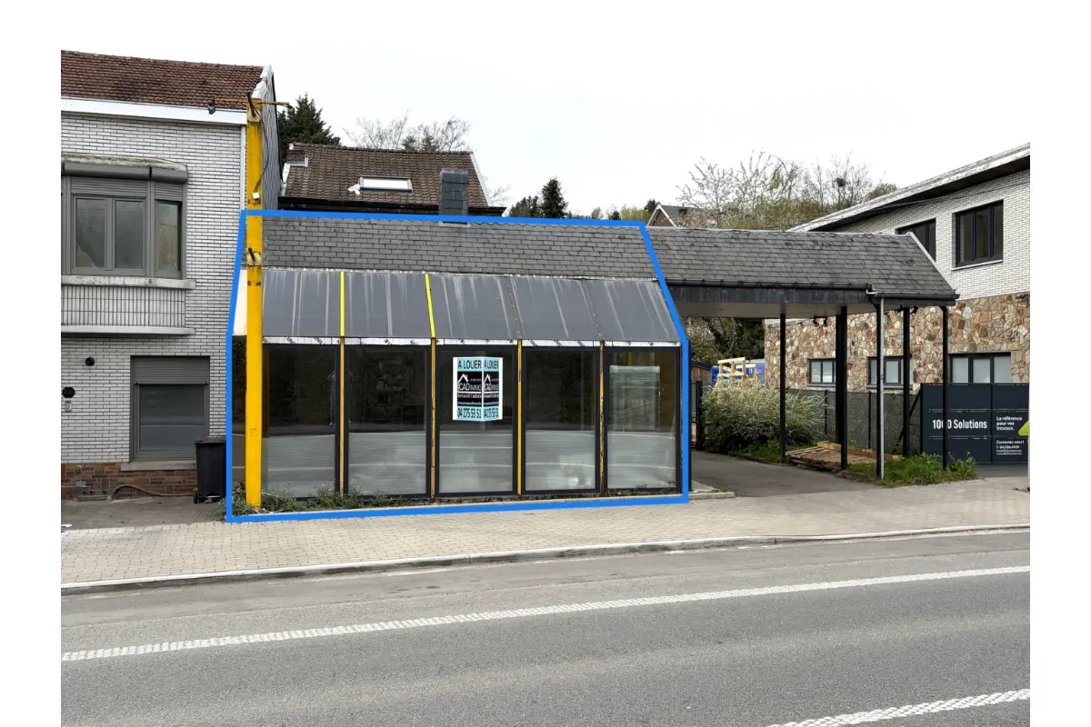 Commerce à louer à Vaux-sous-Chèvremont 4051 1000.00€  chambres 65.00m² - annonce 735847