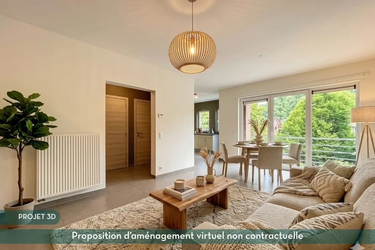 Appartement à vendre à Vaux-sous-Chèvremont 4051 225000.00€ 2 chambres 90.00m² - annonce 760460