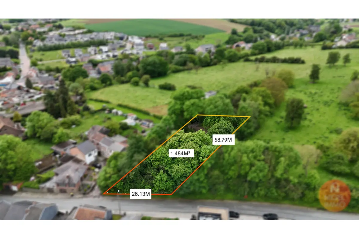 Terrain à vendre à Heure-le-Romain 4682 134000.00€  chambres m² - annonce 776798